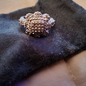 Judith Ripka Sterling Cocktail Ring